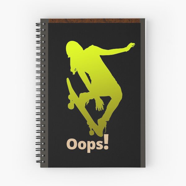 Item preview, oops! - skate boarding designed and sold by Tatzki-Design.