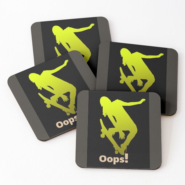 Item preview, oops! - skate boarding designed and sold by Tatzki-Design.