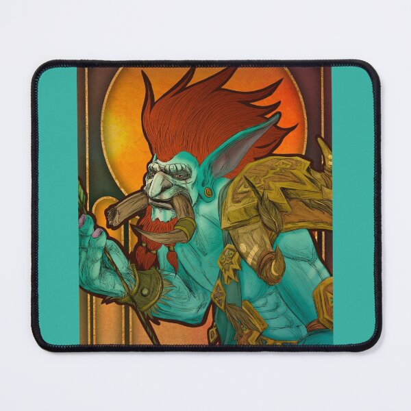Item preview, Fanart: Vol'jin in Art Nouveau style designed and sold by AlexaelArtworks.