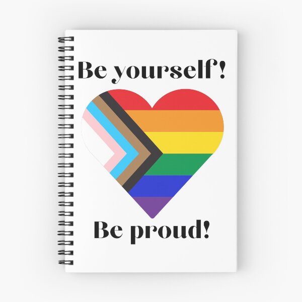 Item preview, Be Yourself Progress Pride Flag Heart designed and sold by Veewell.