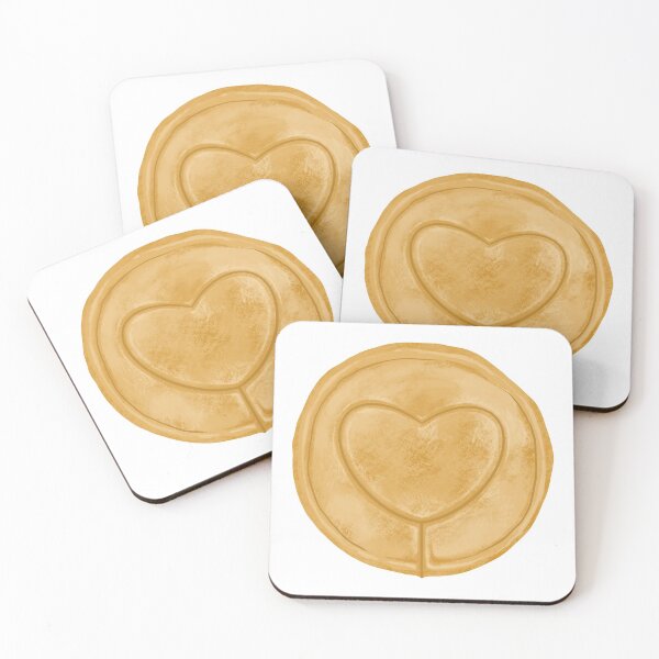 Item preview, Korean Honeycomb Candy Heart Dalgona ppopgi designed and sold by yuzudesign.