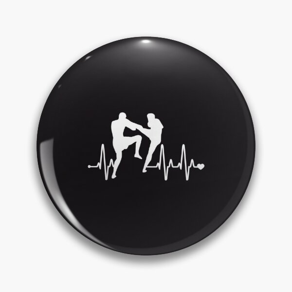 Item preview, Kickboxing Heartbeat Funny Kickboxer T-Shirt designed and sold by RobertVandivier.