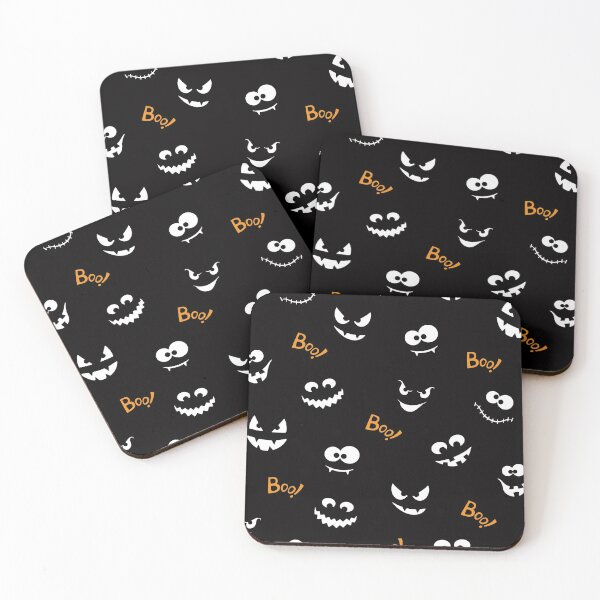 Item preview, Halloween Scary Pumpkin Jack O Lantern Faces Boo Wording designed and sold by WearWolfDesigns.