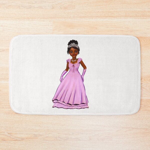Item preview, Princess Coco in purple / lavender  ! beautiful  black girl with Afro hair, brown eyes and dark brown skin. Hair love ! designed and sold by Artonmytee.