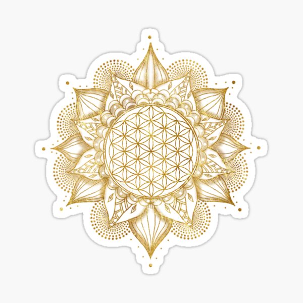 Flower of Life Mandala Sticker