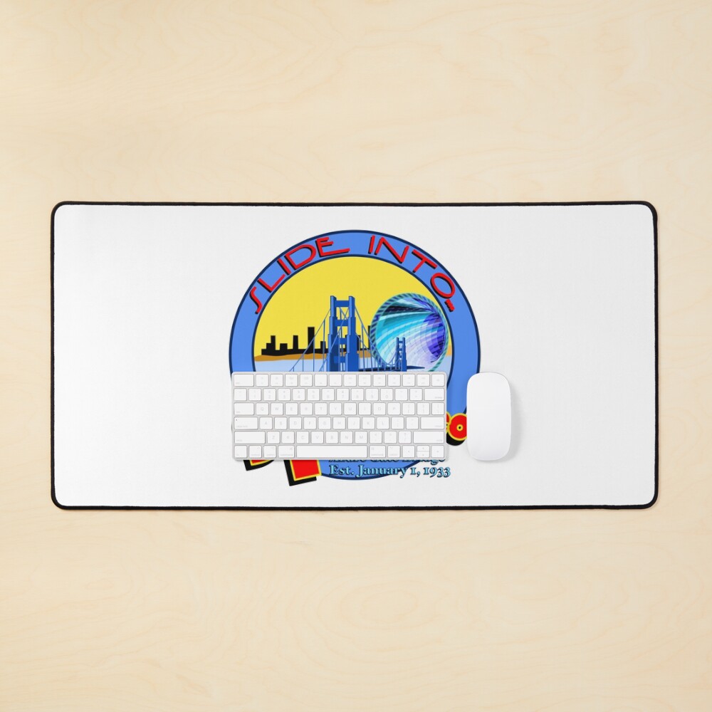 Item preview, Desk Mat designed and sold by Rewatch-Podcast.