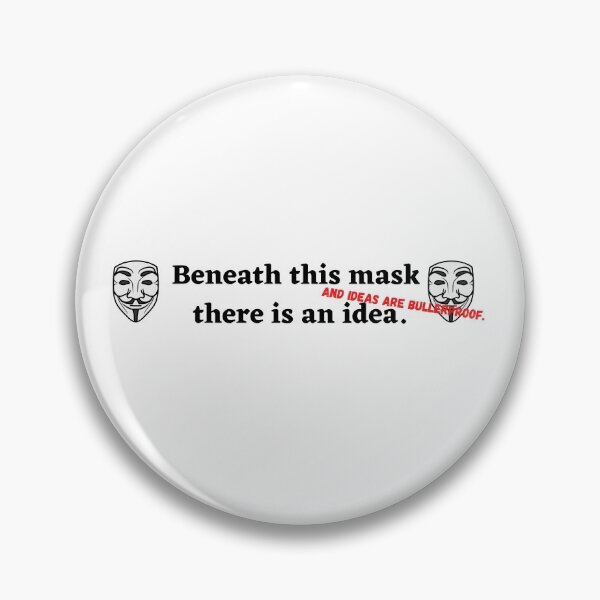 Item preview, Beneath this mask there is an idea designed and sold by RareLoot19.