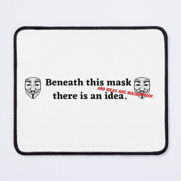 Item preview, Beneath this mask there is an idea designed and sold by RareLoot19.