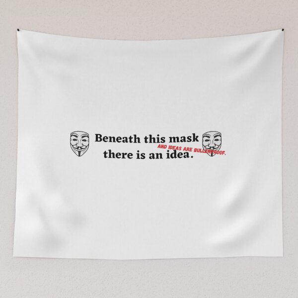 Item preview, Beneath this mask there is an idea designed and sold by RareLoot19.