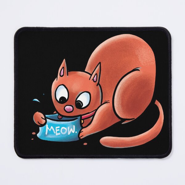 Item preview, cat eating designed and sold by Grasdal.