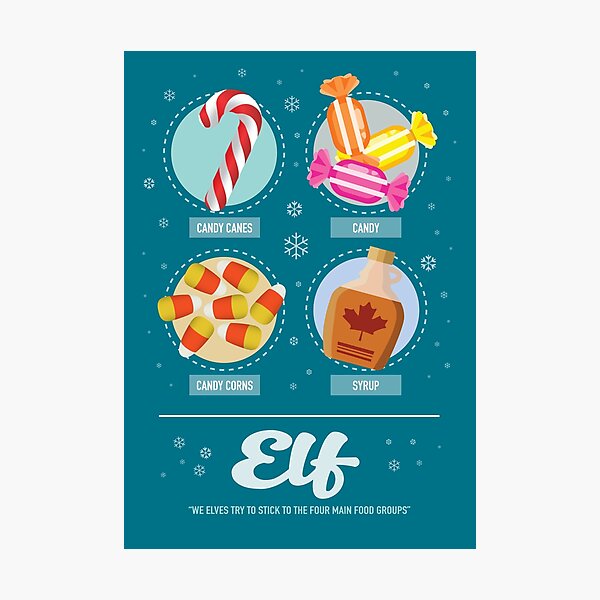 Elf - Alternative Movie Poster Photographic Print