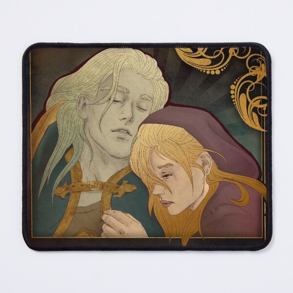 Item preview, Arthas & Jaina in Art Nouveau style designed and sold by AlexaelArtworks.