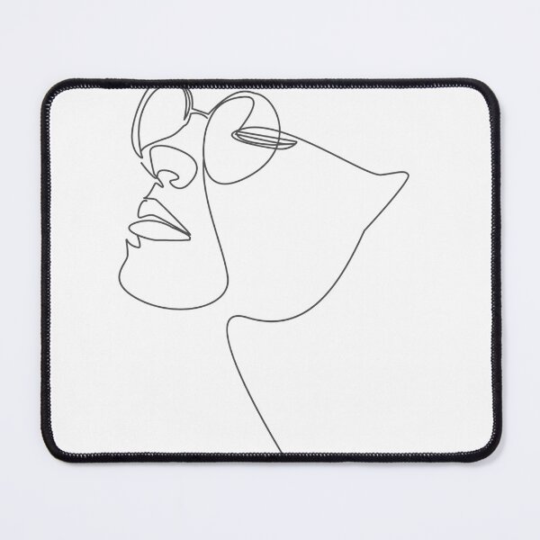 Item preview, Line Art Female Face designed and sold by peterondesign.