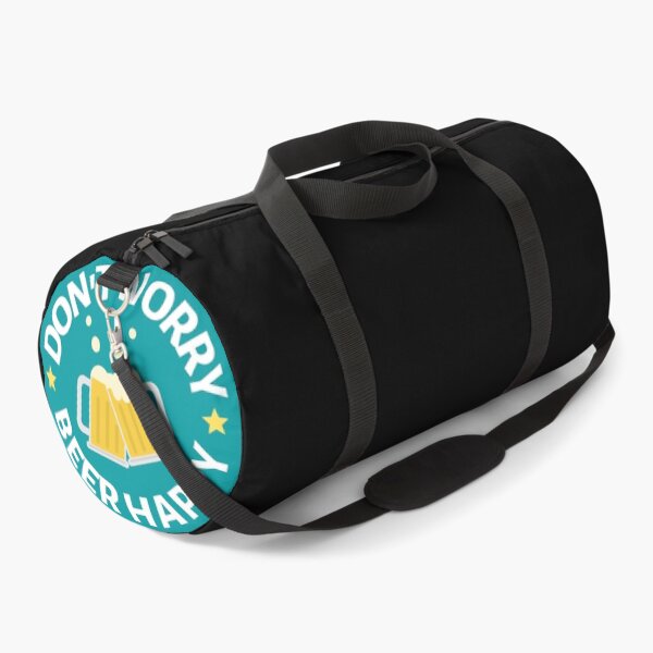 Item preview, Dont Worry Beer Happy - Funny Beer Puns - Gift for Beer Lovers who like alcohol jokes designed and sold by CaitU.