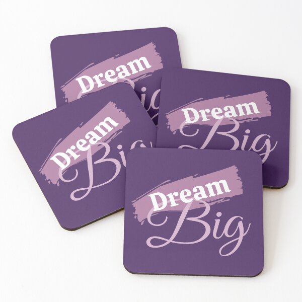 Item preview, Dream big in white and purple designed and sold by PausePapote.