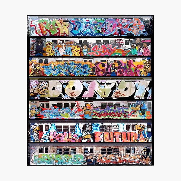 Item preview, New York Subway graffiti designed and sold by K-Vandal.