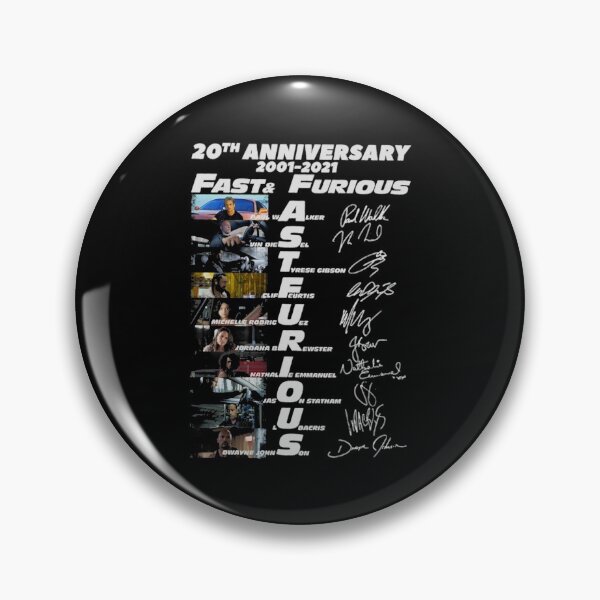 Item preview, 20th Anniversary 2001 2021 Fast Furious Signatures Classic designed and sold by particularpro.