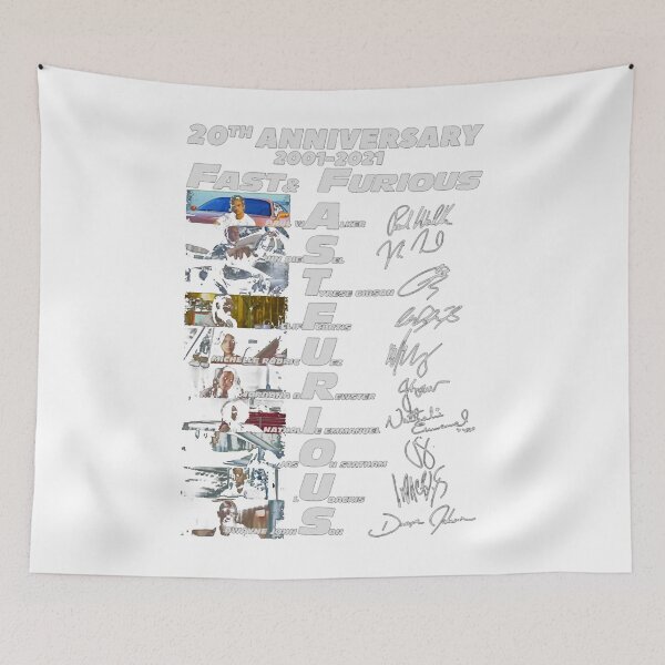 Item preview, 20th Anniversary 2001 2021 Fast Furious Signatures Classic designed and sold by particularpro.