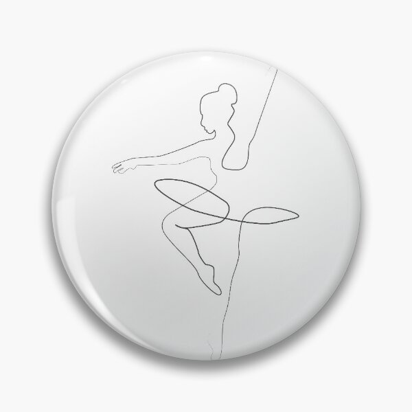 Item preview, Ballerina Line Art Female designed and sold by peterondesign.
