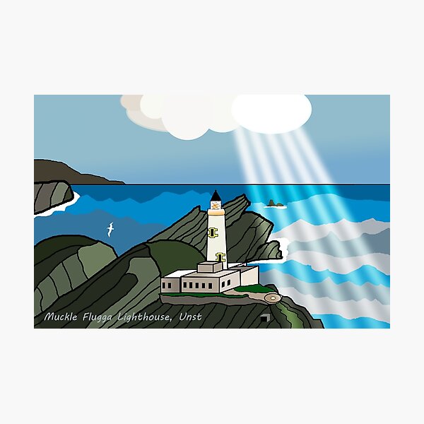 Lerwick Shetland Islands Scotland Art Print travel print/ -  Portugal