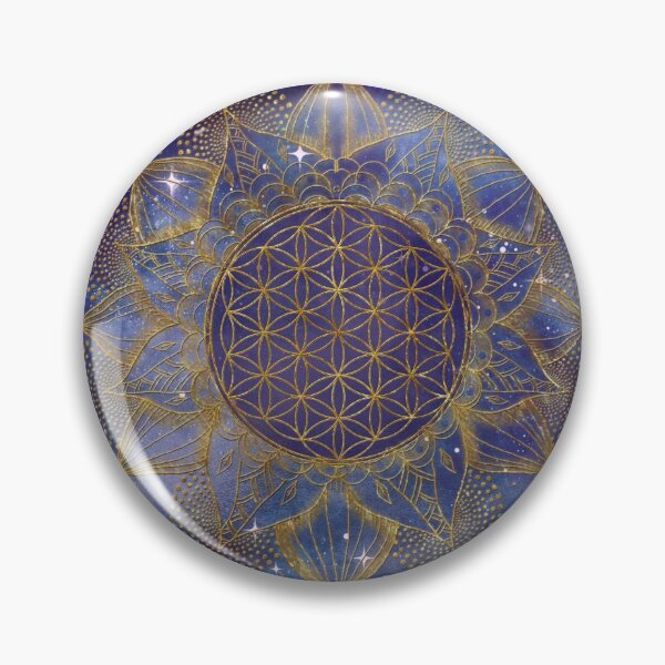 Item preview, Flower of Life Mandala Sky designed and sold by Tau Tia L Douglass.