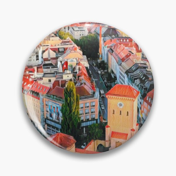 Item preview, Munich Cityscape designed and sold by Sofia-Draws.