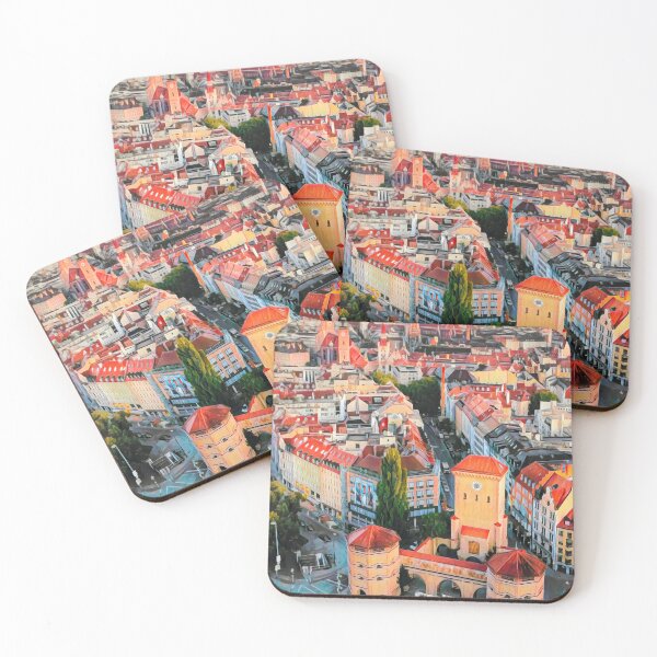 Item preview, Munich Cityscape designed and sold by Sofia-Draws.