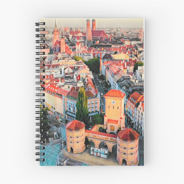 Item preview, Munich Cityscape designed and sold by Sofia-Draws.