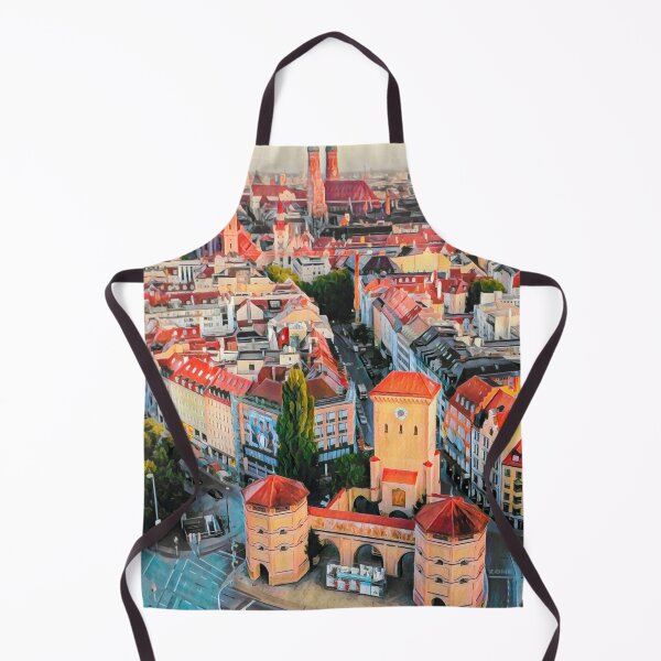 Item preview, Munich Cityscape designed and sold by Sofia-Draws.