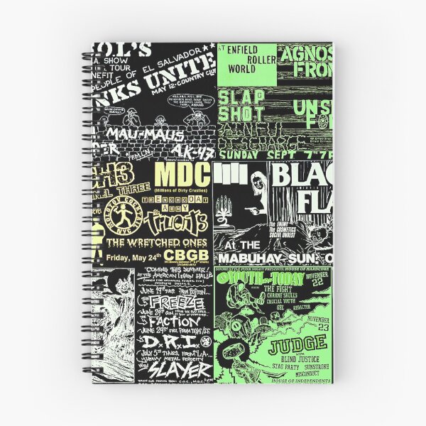 Item preview, Old School Punk Flyers #1 designed and sold by K-Vandal.