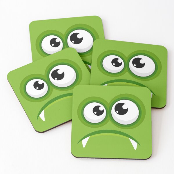 Item preview, Funny and cute monster face express designed and sold by Marie Young.