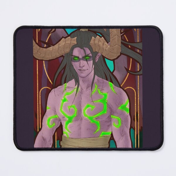 Item preview, Fanart: Tarot card in Art Nouveau style: The Hanged Man, Illidan designed and sold by AlexaelArtworks.