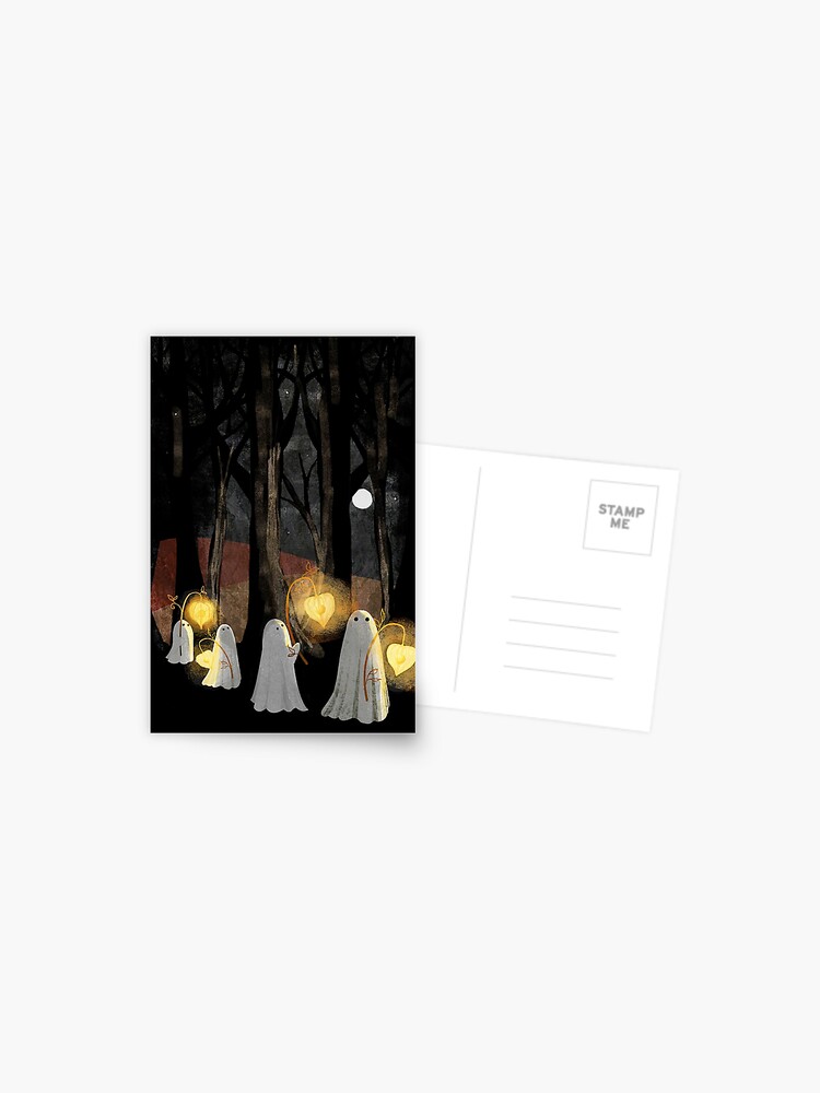 Thumbnail 1 of 2, Postcard, Ghost Parade designed and sold by katherineblower.