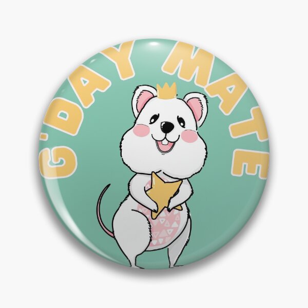Item preview, GDay Mate Quokka - Smiling Australian Quokka designed and sold by CaitU.
