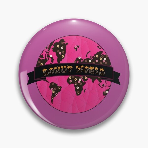 Item preview, Donuts world map designed and sold by Donutlovers.