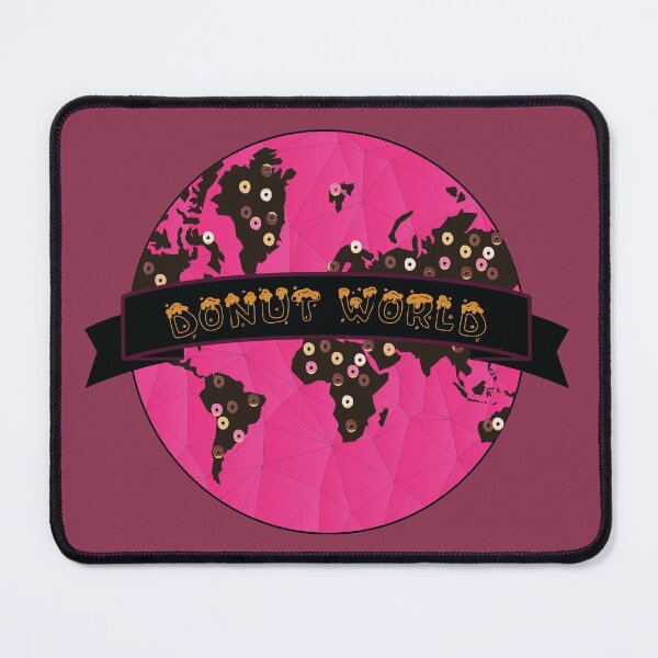 Item preview, Donuts world map designed and sold by Donutlovers.