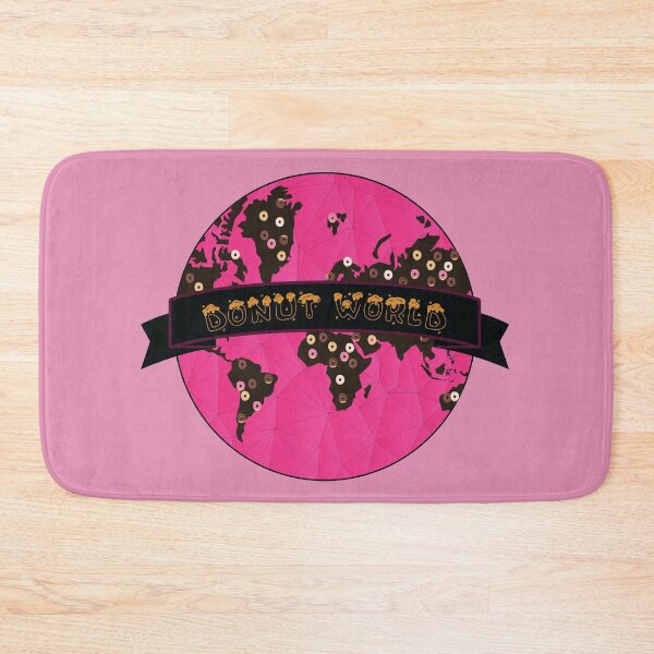 Item preview, Donuts world map designed and sold by Donutlovers.