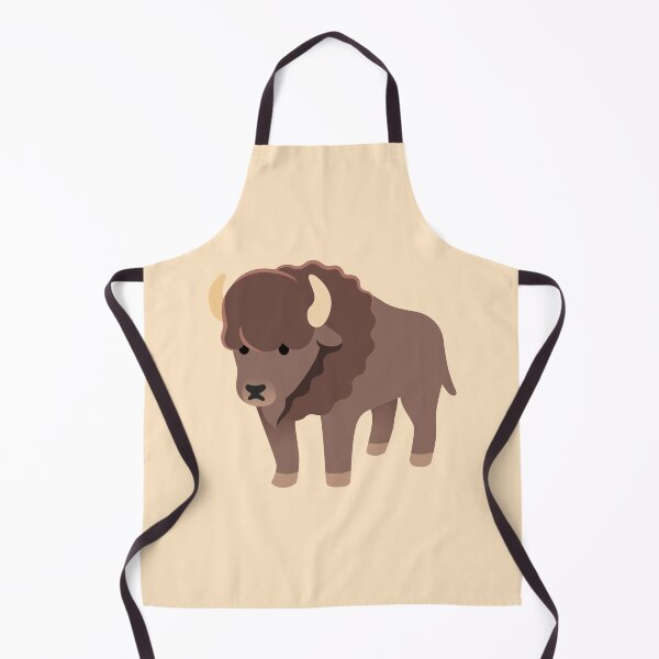 Bison the American buffalo Apron