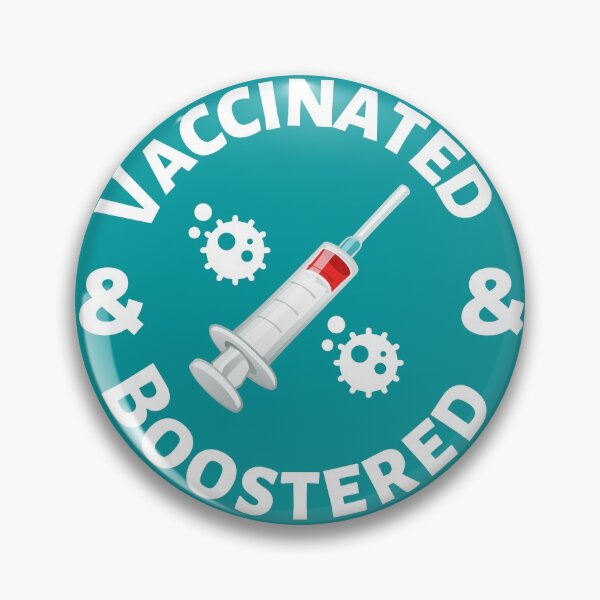 Item preview, Vaccinated and Boostered Circle- Covid Booster Shot for Vaccinated People - covid vaccine designed and sold by CaitU.