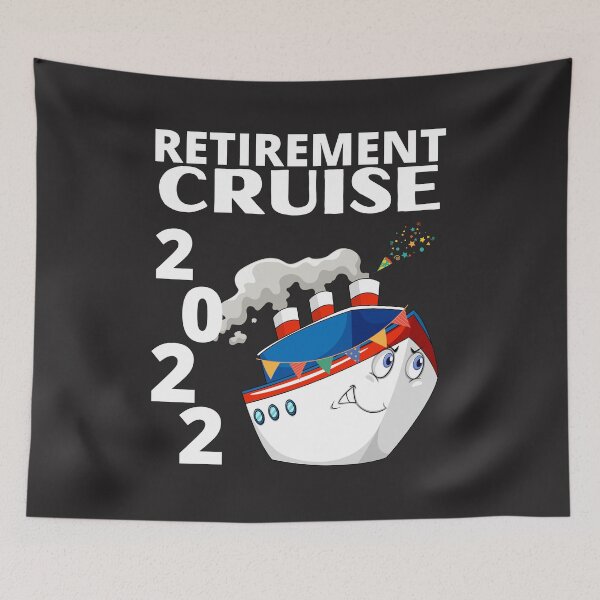 Item preview, Retirement cruise holiday 2022 designed and sold by PinkArtDesigns.