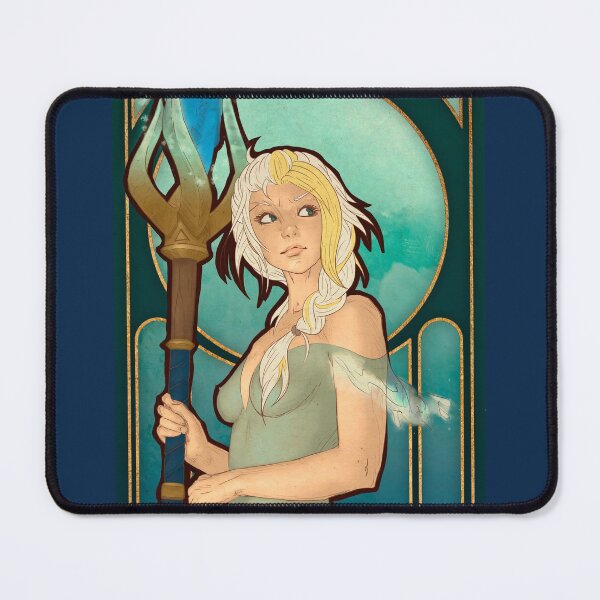 Item preview, Fanart: Tarot card in Art Nouveau style: Justice, Jaina designed and sold by AlexaelArtworks.