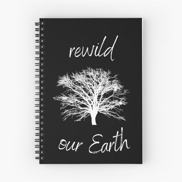Item preview, Rewild Our Earth Rewilding Conservation (White Text) designed and sold by chloeinca.
