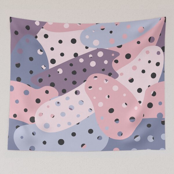 Item preview, Abstract Pattern Wallpaper Design in Shades of Purples and Pinks designed and sold by AGoldenEmerald.
