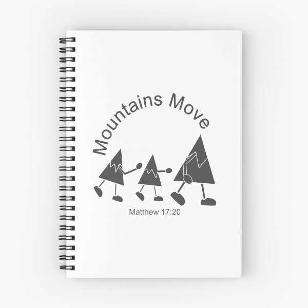 Item preview, Christian Design - Mountains Move - Matthew 17 verse 20 designed and sold by simplydesignart.