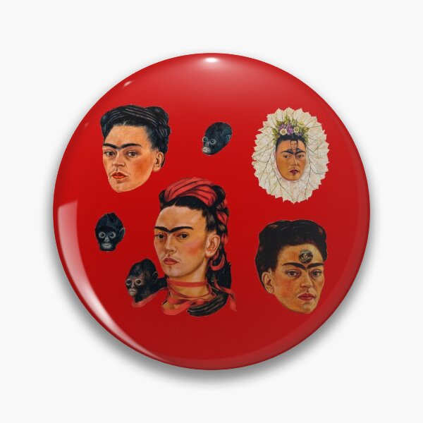 Item preview, The Many Faces of Frida (with some monkeys) designed and sold by Artaxias_Designs.