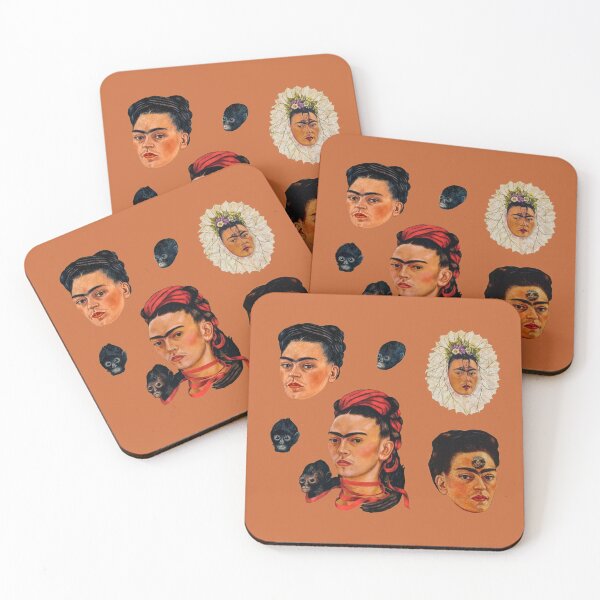 Item preview, The Many Faces of Frida (with some monkeys) designed and sold by Artaxias_Designs.