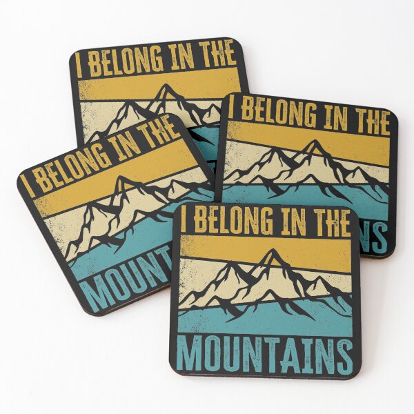 Artikelvorschau, Ich gehöre in die Berge, Geschenk für Bergliebhaber, lustiges Wandern entworfen und verkauft von AS-Shirts.
