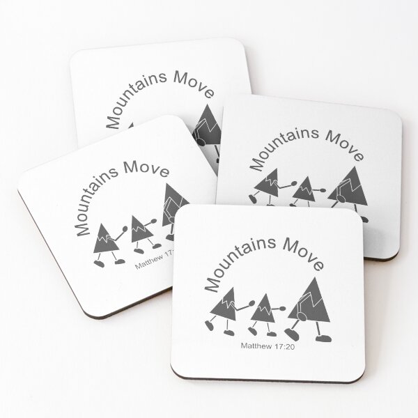 Item preview, Christian Design - Mountains Move - Matthew 17 verse 20 designed and sold by simplydesignart.