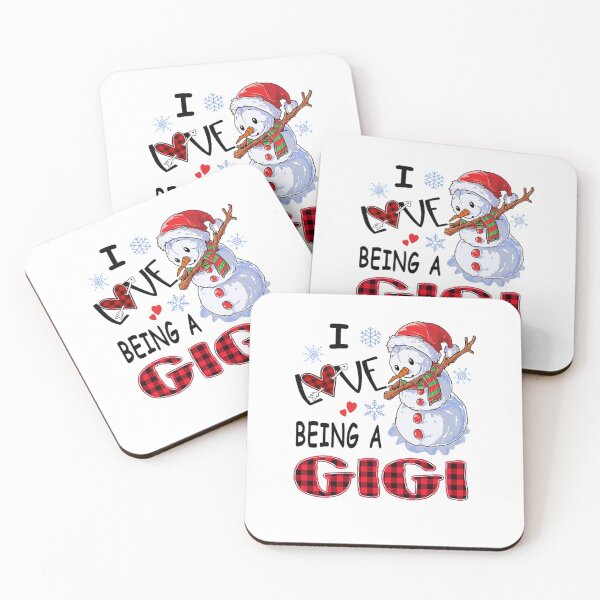 Item preview, I LOVE BEING A Gigi Snowman Dabbing Christmas Lover designed and sold by louloapadilla.