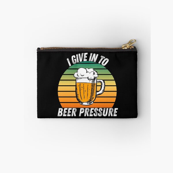 Item preview, Vintage Sunset I Give in to Beer Pressure - Funny Beer Puns - Gift for Beer Lovers who like alcoholic jokes designed and sold by CaitU.